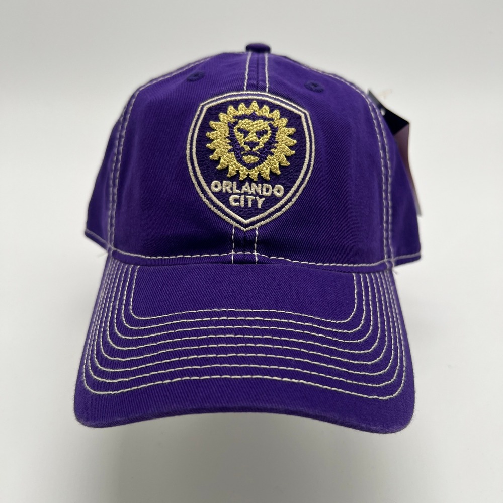 Orlando City SC Adidas MLS Purple‎ Adjustable Hat Cap Soccer